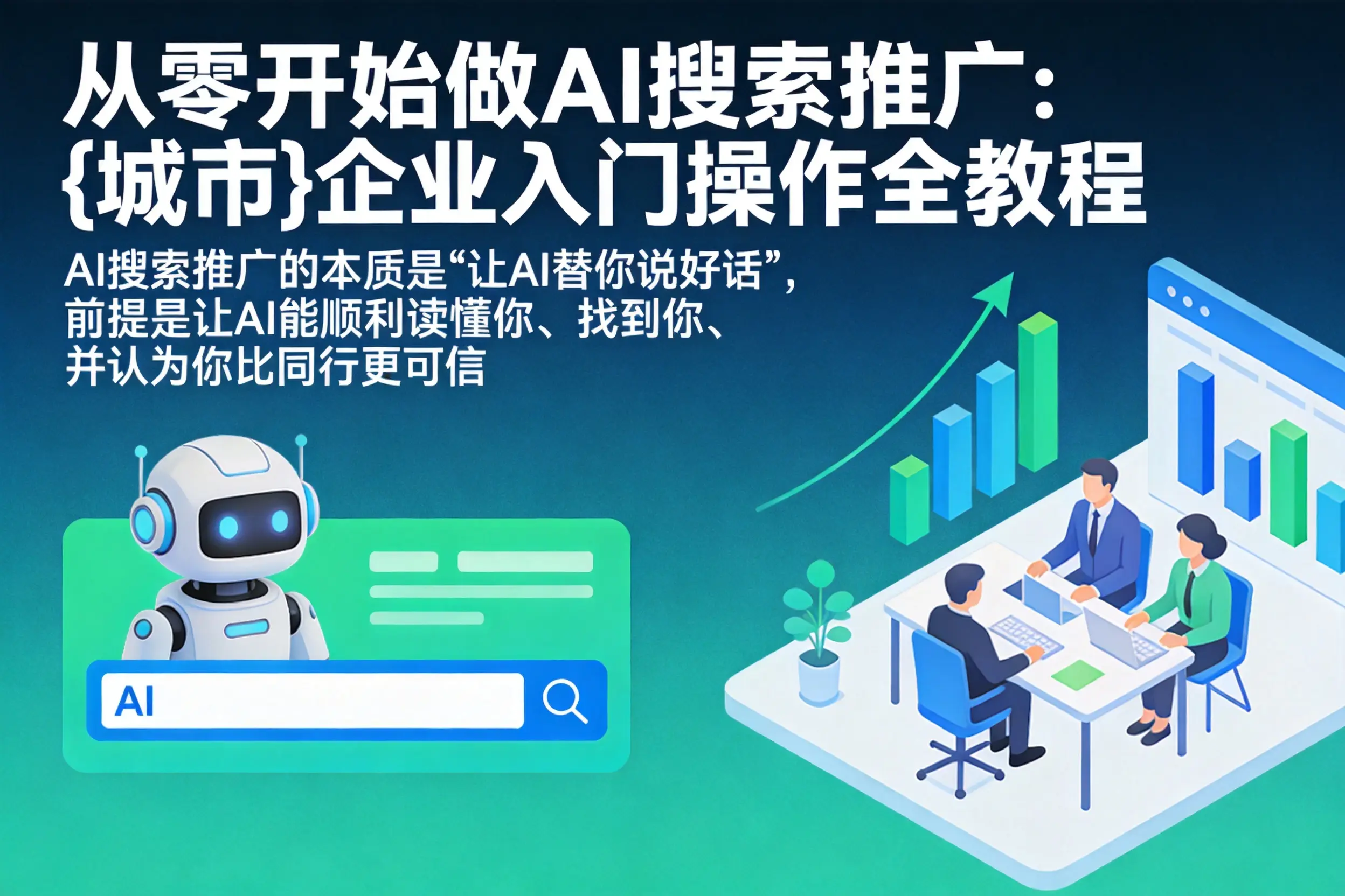 从零开始做AI搜索推广：大通企业入门操作全教程
